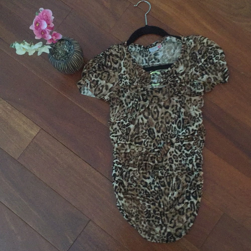 Body Central Leopard Top